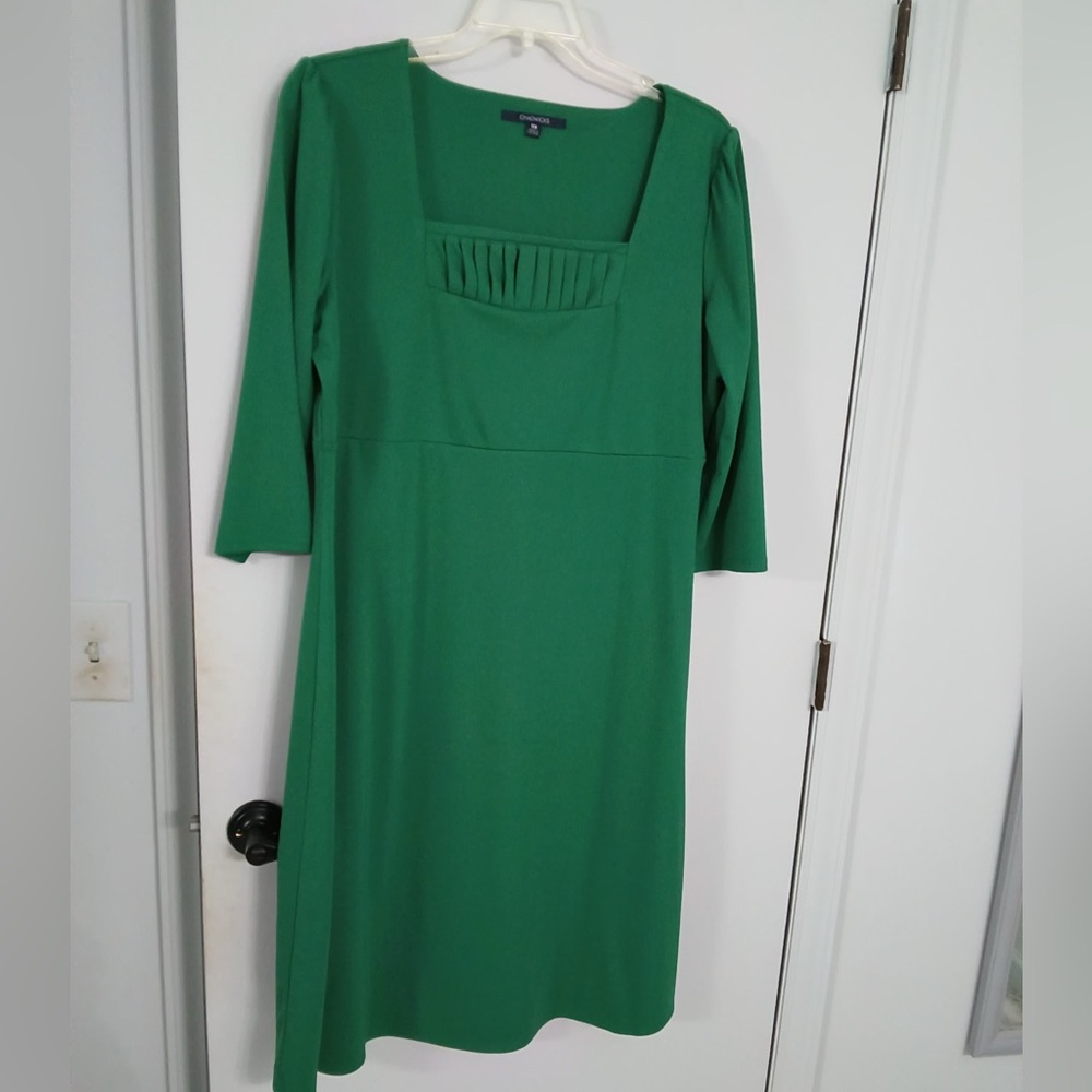 Chadwicks Classic Green Long Sleeve Dress